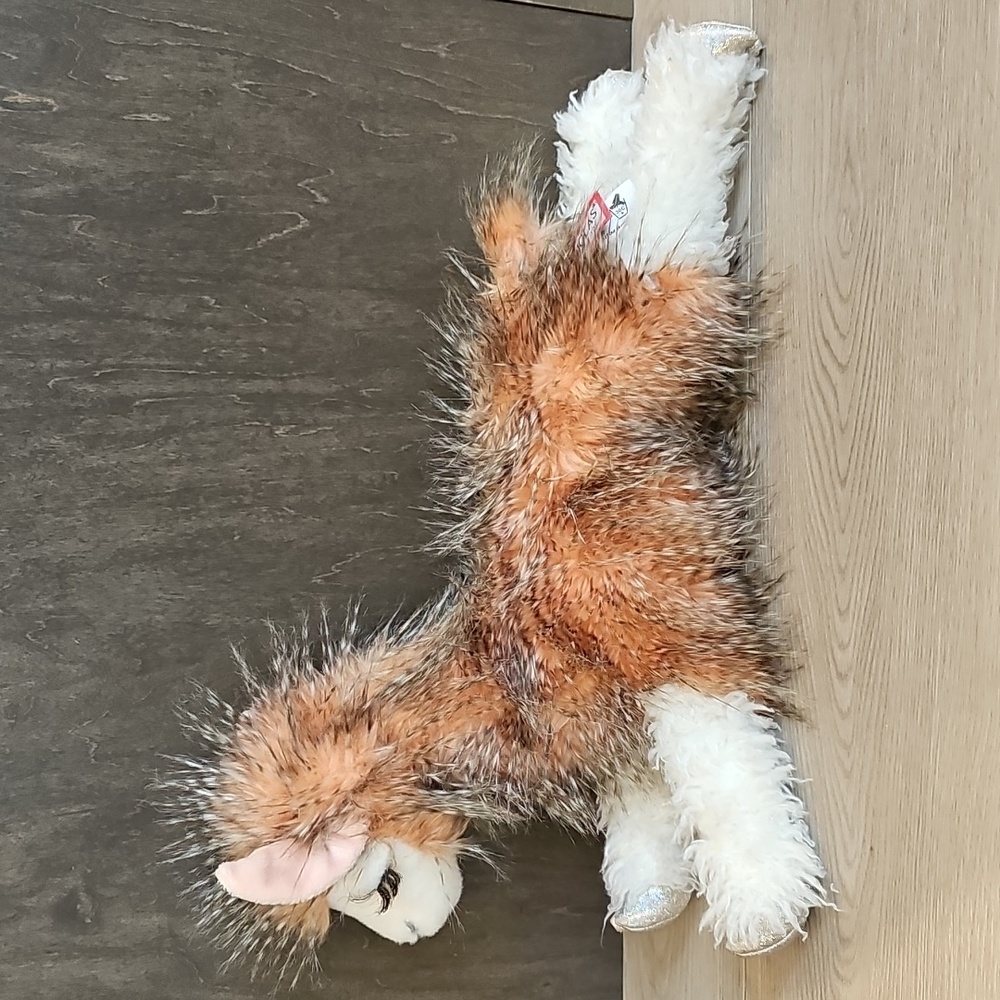 Douglas Lucia Llama Suoer Fuzzy Laying‎ Down 18" Long Plush
